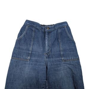 Vintage Levis‎ Elastic Jeans Womens Sz 14 32x29 Blue Denim *READ